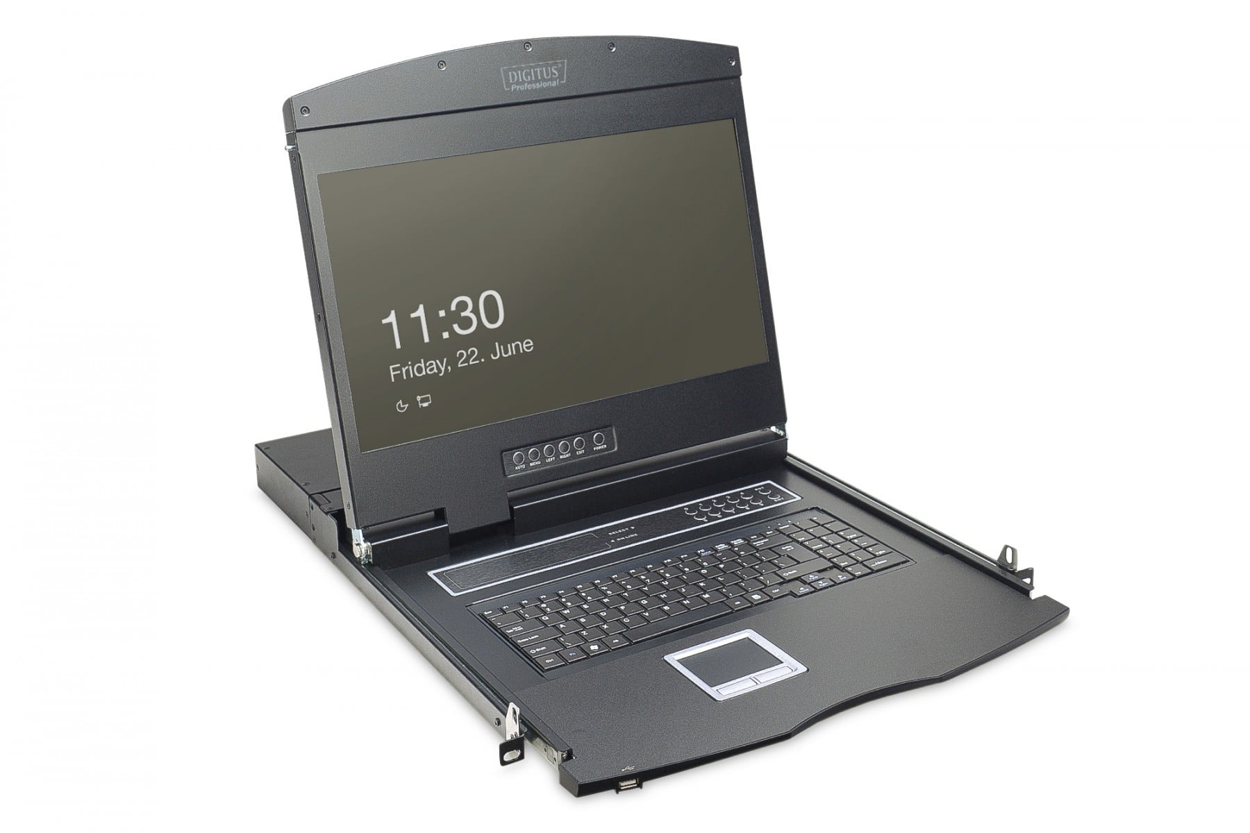 DIGITUS Digitus DS-72211-5GE console a rack 48,3 cm (19") 1366 x 768 Pixel Nero 1U - COMPONENTI | TecnoCARE.net Sabaudia, Latina, Terracina, San Felice Circeo e Pontinia