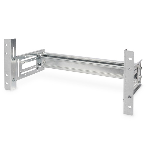 DIGITUS Supporto guida DIN 4U, 178x483x223 mm, galvanized incl. din rail, variable depth and height - ARMADI RACK ACCESSORI | TecnoCARE.net Sabaudia, Latina, Terracina, San Felice Circeo e Pontinia