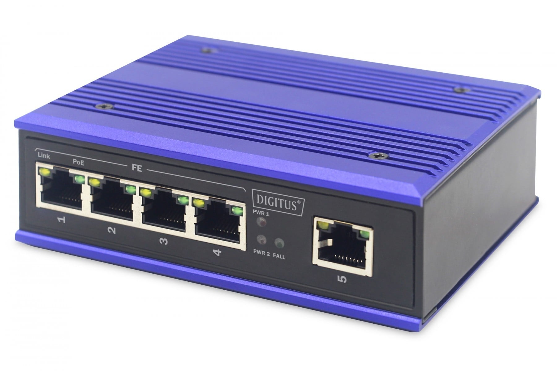 DIGITUS Digitus DN-650107 switch di rete L2 Fast Ethernet (10/100) Supporto Power over Ethernet (PoE) Nero, Blu - RETI | TecnoCARE.net Sabaudia, Latina, Terracina, San Felice Circeo e Pontinia