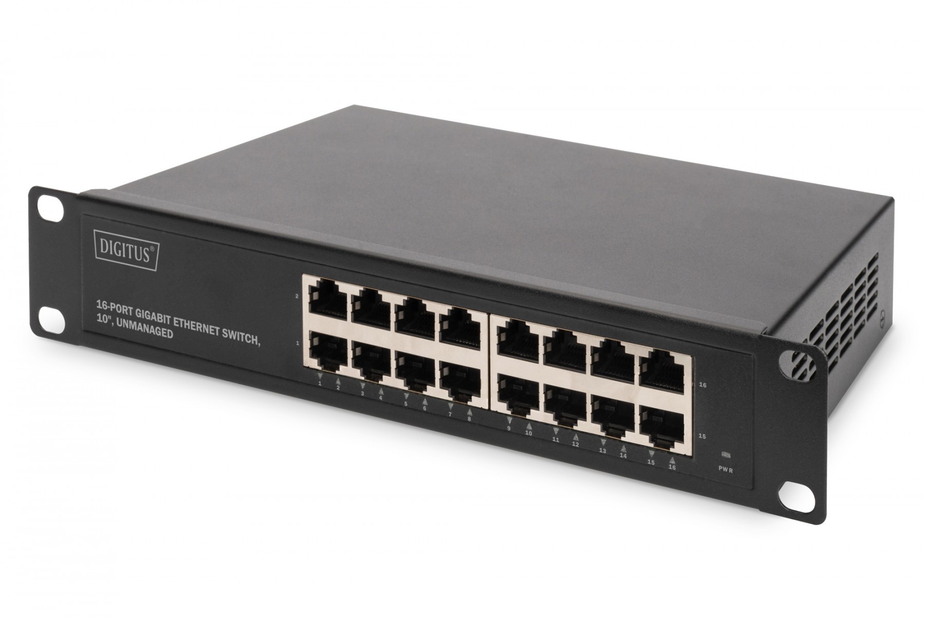 DIGITUS Digitus DN-80115 switch di rete Gigabit Ethernet (10/100/1000) 1U Nero - RETI | TecnoCARE.net Sabaudia, Latina, Terracina, San Felice Circeo e Pontinia