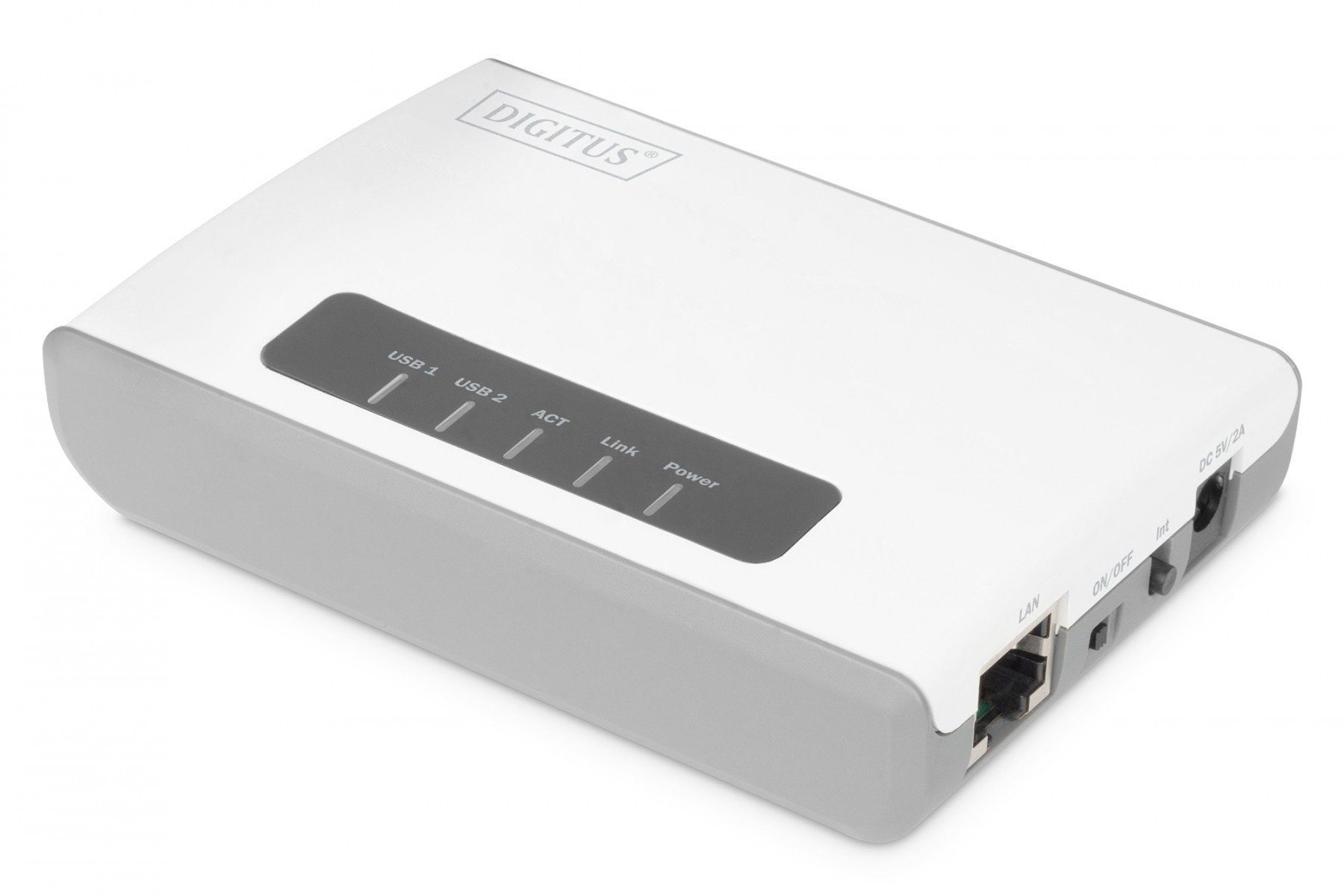 DIGITUS Digitus DN-13024 server di stampa LAN Ethernet/LAN Wireless Bianco - STAMPANTI E SCANNER | TecnoCARE.net Sabaudia, Latina, Terracina, San Felice Circeo e Pontinia