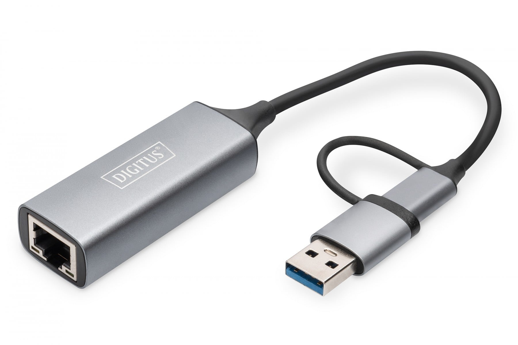 DIGITUS Digitus DN-3028 adattatore per inversione del genere dei cavi USB-C USB 3.1 RJ-45 Grigio - CAVI PER COMPUTER E PERIFERICHE | TecnoCARE.net Sabaudia, Latina, Terracina, San Felice Circeo e Pontinia