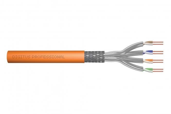 DIGITUS CAT 7 S-FTP installation cable, 1200 MHz Dca (EN 50575), AWG 23/1, 50 m ring, SX, orange - CAVI PER COMPUTER E PERIFERICHE | TecnoCARE.net Sabaudia, Latina, Terracina, San Felice Circeo e Pontinia