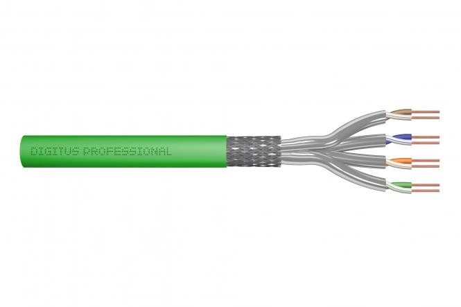 DIGITUS CAT 8.2 S-FTP install. cable, 2000 MHz, AWG 22/1 Dca, 50 m, ring, simplex, green - CAVI PER COMPUTER E PERIFERICHE | TecnoCARE.net Sabaudia, Latina, Terracina, San Felice Circeo e Pontinia