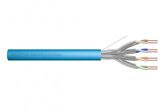 DIGITUS CAT 6A U-FTP installation cable, 500 MHz Dca (LSZH-1), AWG 23/1, 50 m drum, sx, blue - CAVI PER COMPUTER E PERIFERICHE | TecnoCARE.net Sabaudia, Latina, Terracina, San Felice Circeo e Pontinia