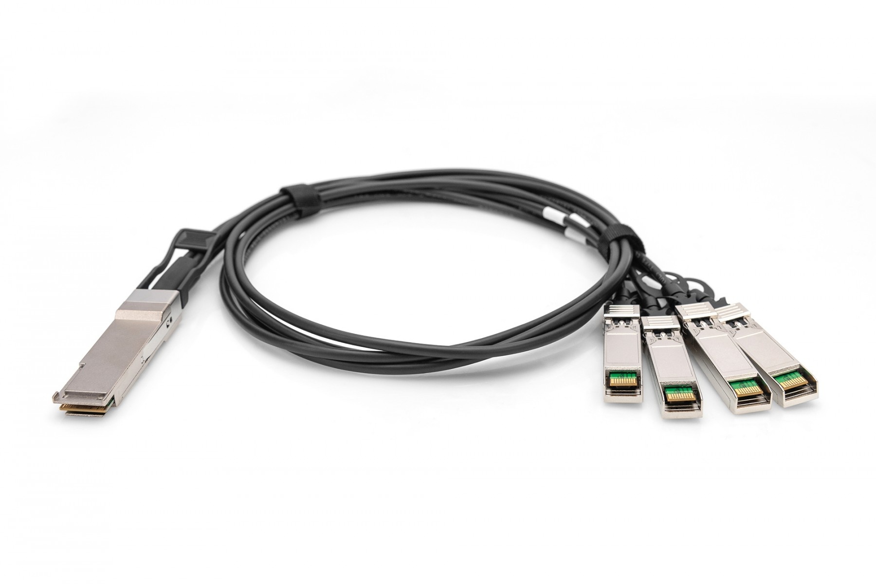DIGITUS Digitus DN-81322 cavo InfiniBand e in fibra ottica SFP+ 4x QSFP+ Nero - CAVI PER COMPUTER E PERIFERICHE | TecnoCARE.net Sabaudia, Latina, Terracina, San Felice Circeo e Pontinia