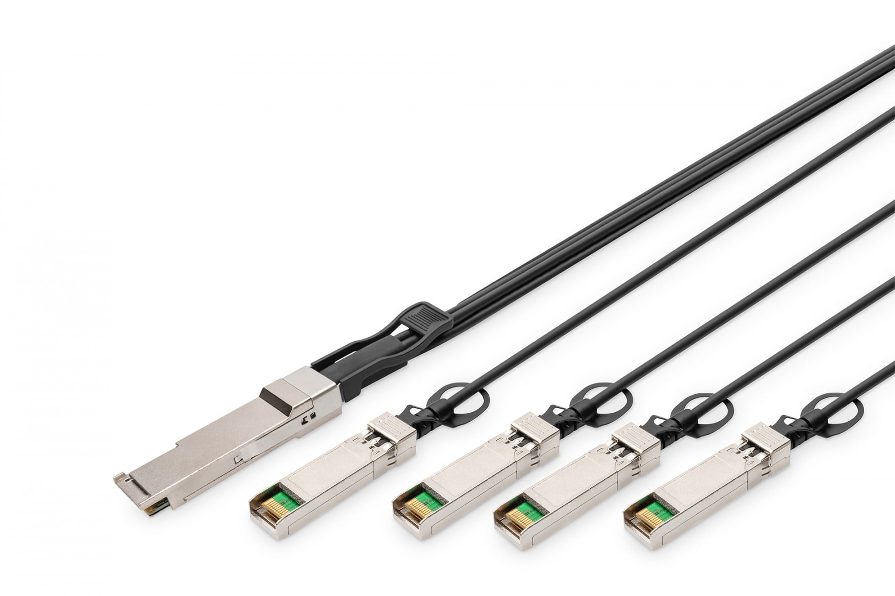 DIGITUS Digitus DN-81325 cavo InfiniBand e in fibra ottica SFP+ 4x QSFP+ Nero - CAVI PER COMPUTER E PERIFERICHE | TecnoCARE.net Sabaudia, Latina, Terracina, San Felice Circeo e Pontinia