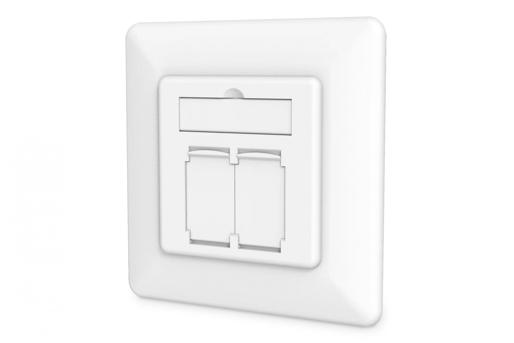 DIGITUS Digitus DN-9010/8-2 presa energia 2 x RJ-45 Bianco - DISPOSITIVI E ACCESSORI DI CABLAGGIO | TecnoCARE.net Sabaudia, Latina, Terracina, San Felice Circeo e Pontinia