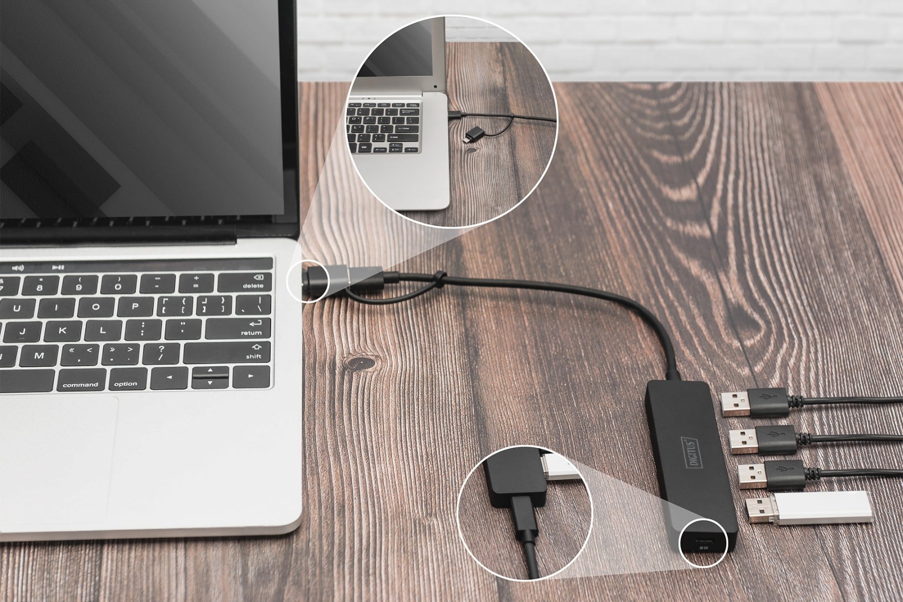 DIGITUS Digitus DA-70235 hub di interfaccia USB 3.2 Gen 1 (3.1 Gen 1) Type-A + Type-C 12000 Mbit/s Nero - COMPONENTI | TecnoCARE.net Sabaudia, Latina, Terracina, San Felice Circeo e Pontinia