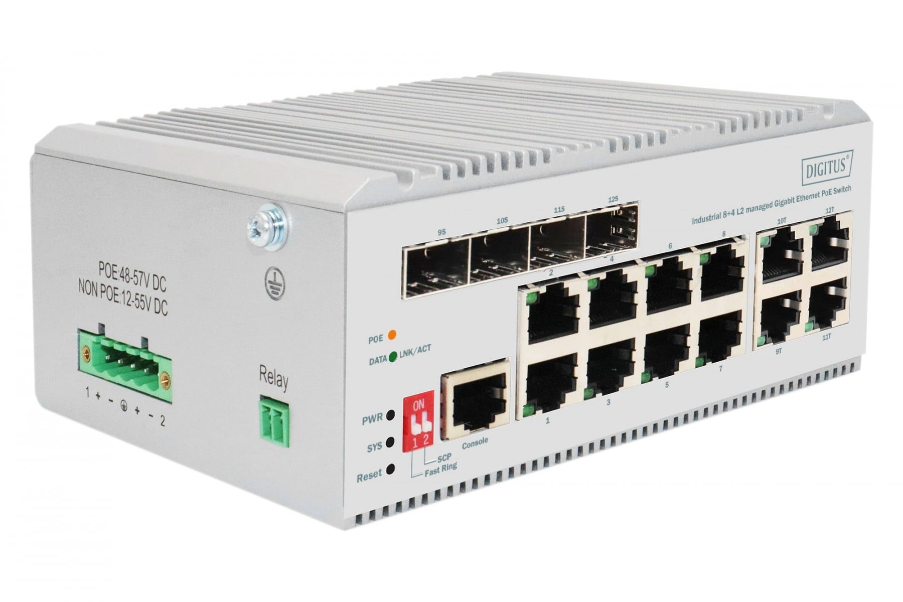 DIGITUS Digitus DN-651139 switch di rete Gigabit Ethernet (10/100/1000) Grigio - RETI | TecnoCARE.net Sabaudia, Latina, Terracina, San Felice Circeo e Pontinia