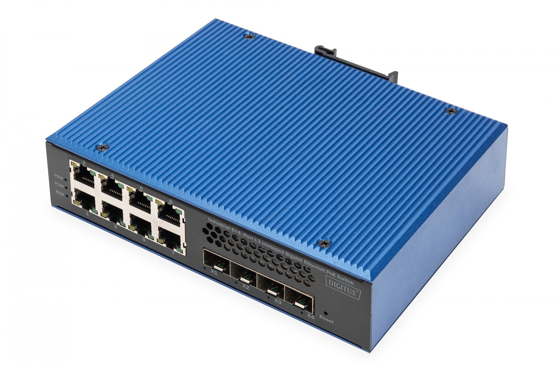 DIGITUS Digitus DN-651161 switch di rete L2/L3 Gigabit Ethernet (10/100/1000) Supporto Power over Ethernet (PoE) Nero, Blu - RETI | TecnoCARE.net Sabaudia, Latina, Terracina, San Felice Circeo e Pontinia