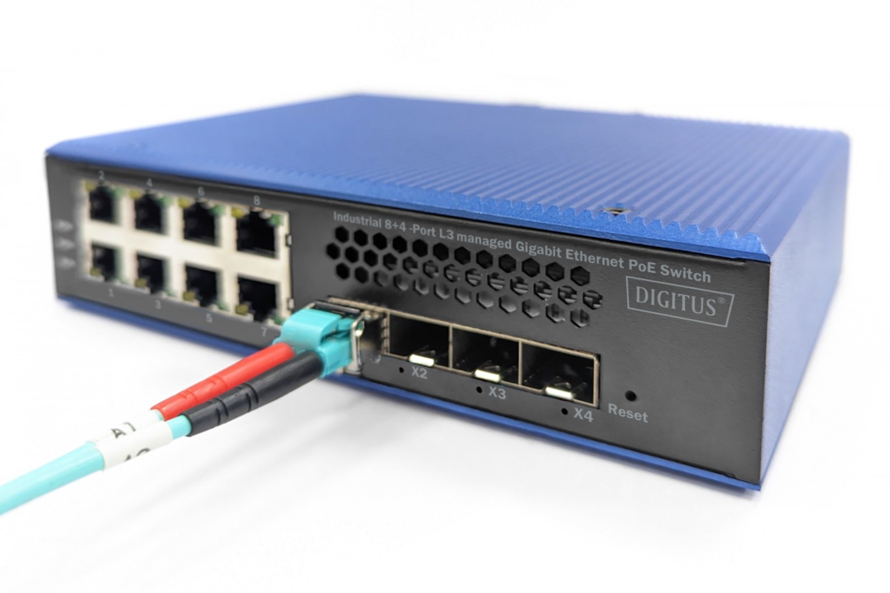 DIGITUS Digitus DN-651161 switch di rete L2/L3 Gigabit Ethernet (10/100/1000) Supporto Power over Ethernet (PoE) Nero, Blu - RETI | TecnoCARE.net Sabaudia, Latina, Terracina, San Felice Circeo e Pontinia