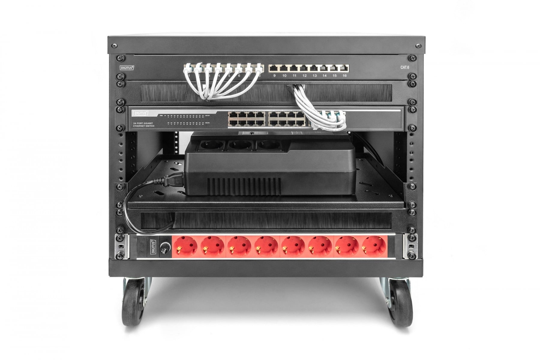 DIGITUS Digitus DN-48002 rack 21U Rack indipendenti Nero - COMPONENTI | TecnoCARE.net Sabaudia, Latina, Terracina, San Felice Circeo e Pontinia