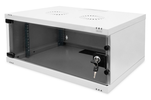 DIGITUS Armadio da muro 4U DIGITUS SOHO smontato - 540 x 400 mm (L x P) colore grigio - ARMADI RACK | TecnoCARE.net Sabaudia, Latina, Terracina, San Felice Circeo e Pontinia