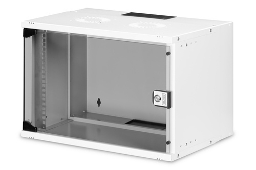 DIGITUS Armadio di rete a muro 19" 7U, SOHO PRO 370 x 540 x 400 mm, porta in vetro, grigio, non assemblato, 60 kg - COMPONENTI | TecnoCARE.net Sabaudia, Latina, Terracina, San Felice Circeo e Pontinia