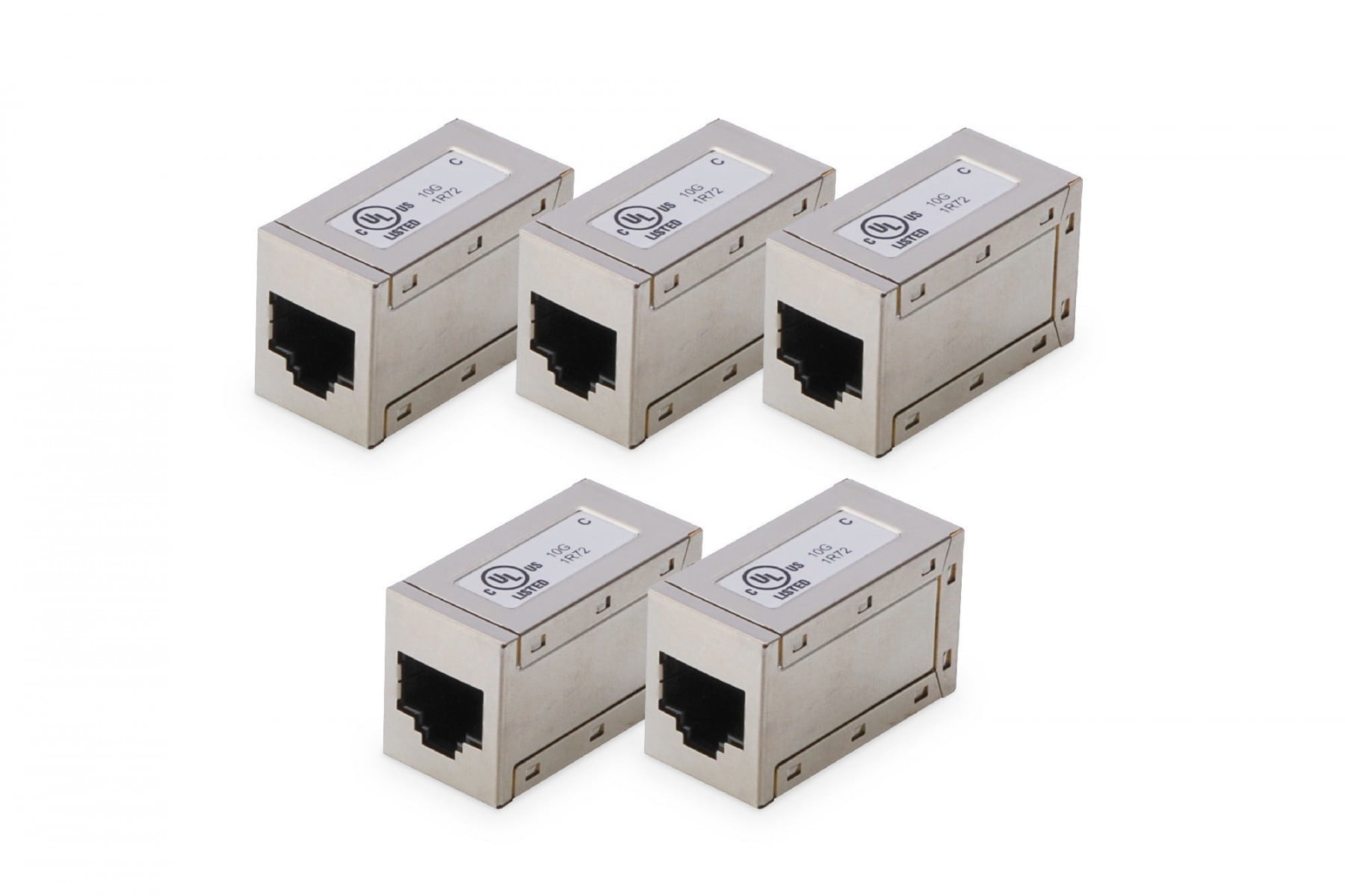 DIGITUS Digitus AT-AG-8-8-C6S-5 Accoppiatori modulari CAT 6 schermati 5 pezzi Argento - CAVI PER COMPUTER E PERIFERICHE | TecnoCARE.net Sabaudia, Latina, Terracina, San Felice Circeo e Pontinia