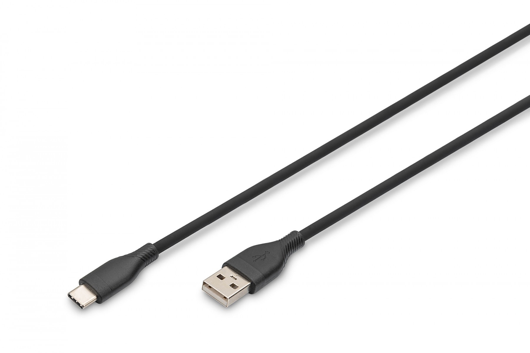 DIGITUS Cavo di alimentazione in silicone USB-A - USB-C, USB 2.0 60W, 2m nero - CAVI PER COMPUTER E PERIFERICHE | TecnoCARE.net Sabaudia, Latina, Terracina, San Felice Circeo e Pontinia