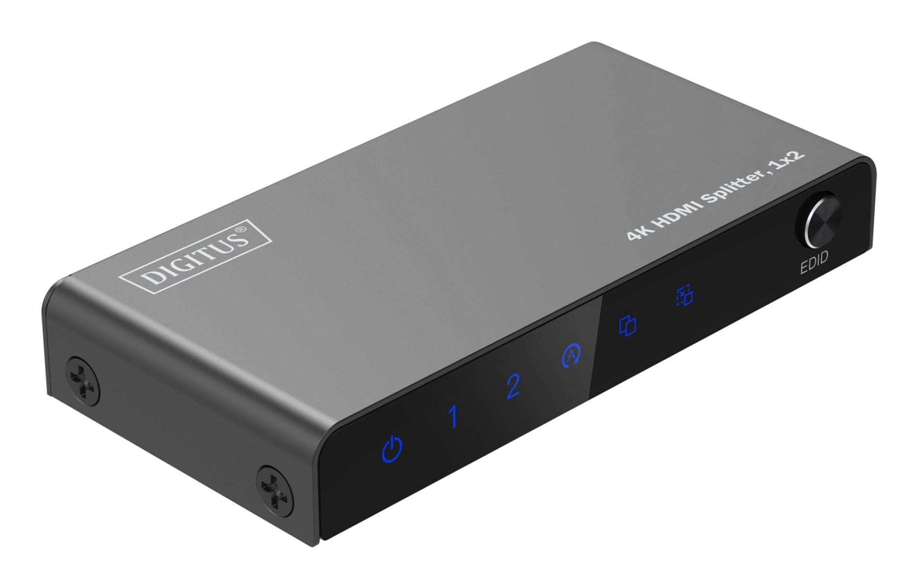 DIGITUS Splitter HDMI 1x2, 4K/60Hz UHD con HDR, 18 Gbps, HDCP 2.2, EDID - ELABORAZIONI E DISTRIBUZIONI DEL SEGNALE | TecnoCARE.net Sabaudia, Latina, Terracina, San Felice Circeo e Pontinia