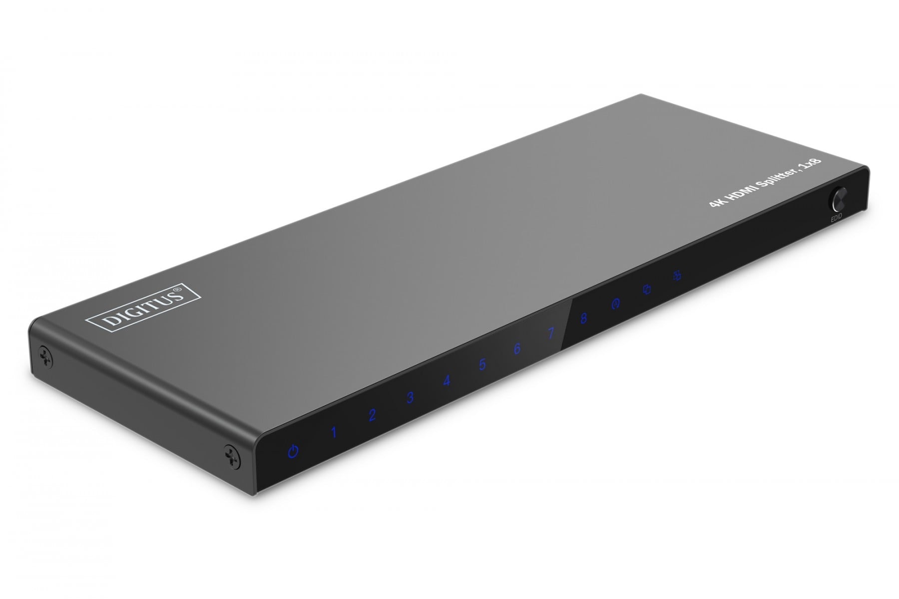 DIGITUS Splitter HDMI 1x8, 4K/60Hz UHD con HDR, 18 Gbps, HDCP 2.2, EDID - ELABORAZIONI E DISTRIBUZIONI DEL SEGNALE | TecnoCARE.net Sabaudia, Latina, Terracina, San Felice Circeo e Pontinia