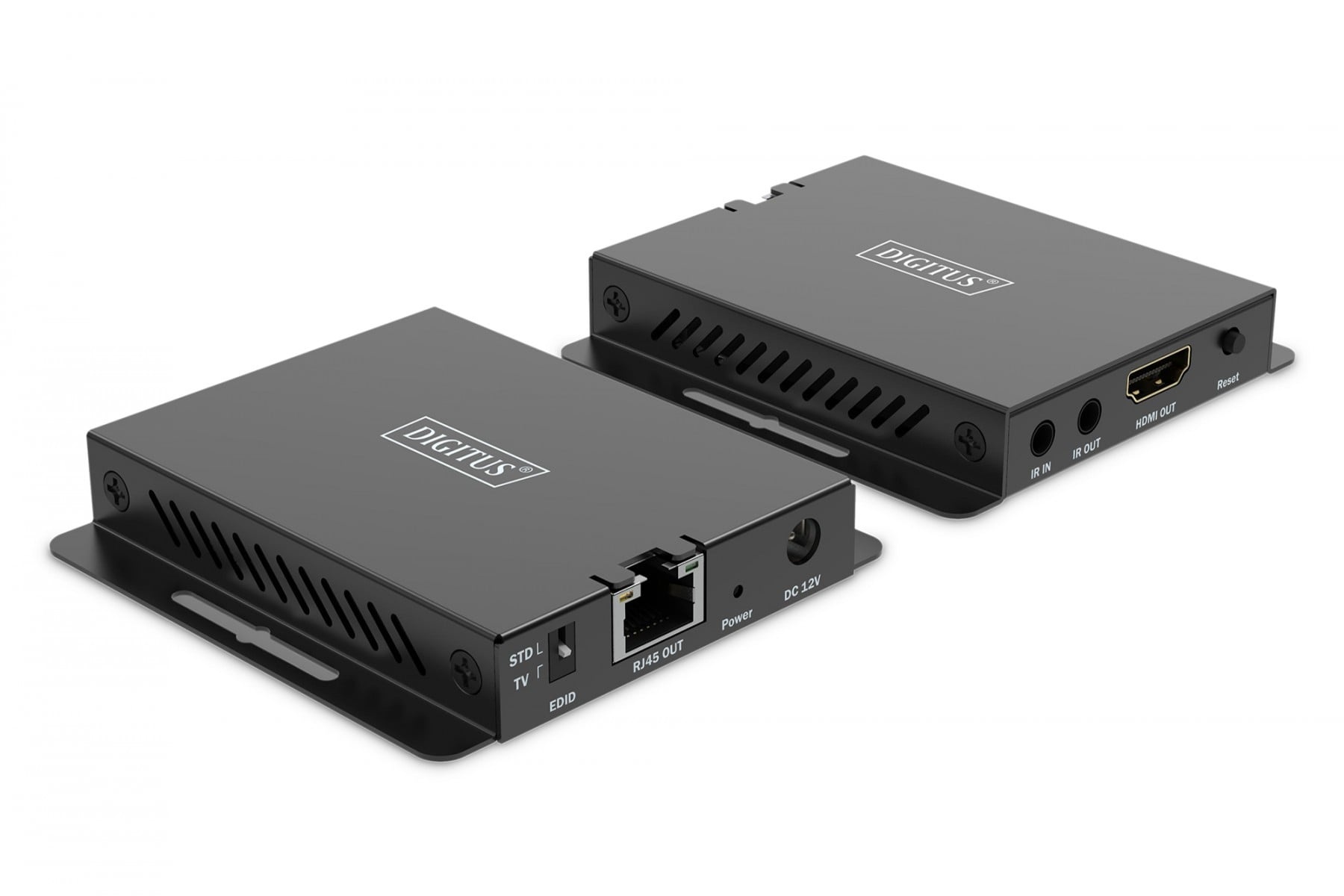 DIGITUS Extender HDMI 4K120Hz 40m su coppia intrecciata HDCP 2.3 IR EDID (set) - ELABORAZIONI E DISTRIBUZIONI DEL SEGNALE | TecnoCARE.net Sabaudia, Latina, Terracina, San Felice Circeo e Pontinia