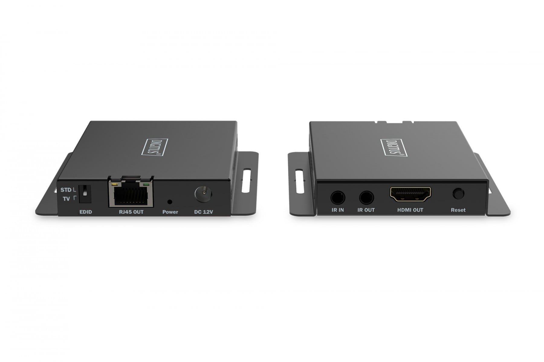 DIGITUS Extender HDMI 4K120Hz 40m su coppia intrecciata HDCP 2.3 IR EDID (set) - ELABORAZIONI E DISTRIBUZIONI DEL SEGNALE | TecnoCARE.net Sabaudia, Latina, Terracina, San Felice Circeo e Pontinia