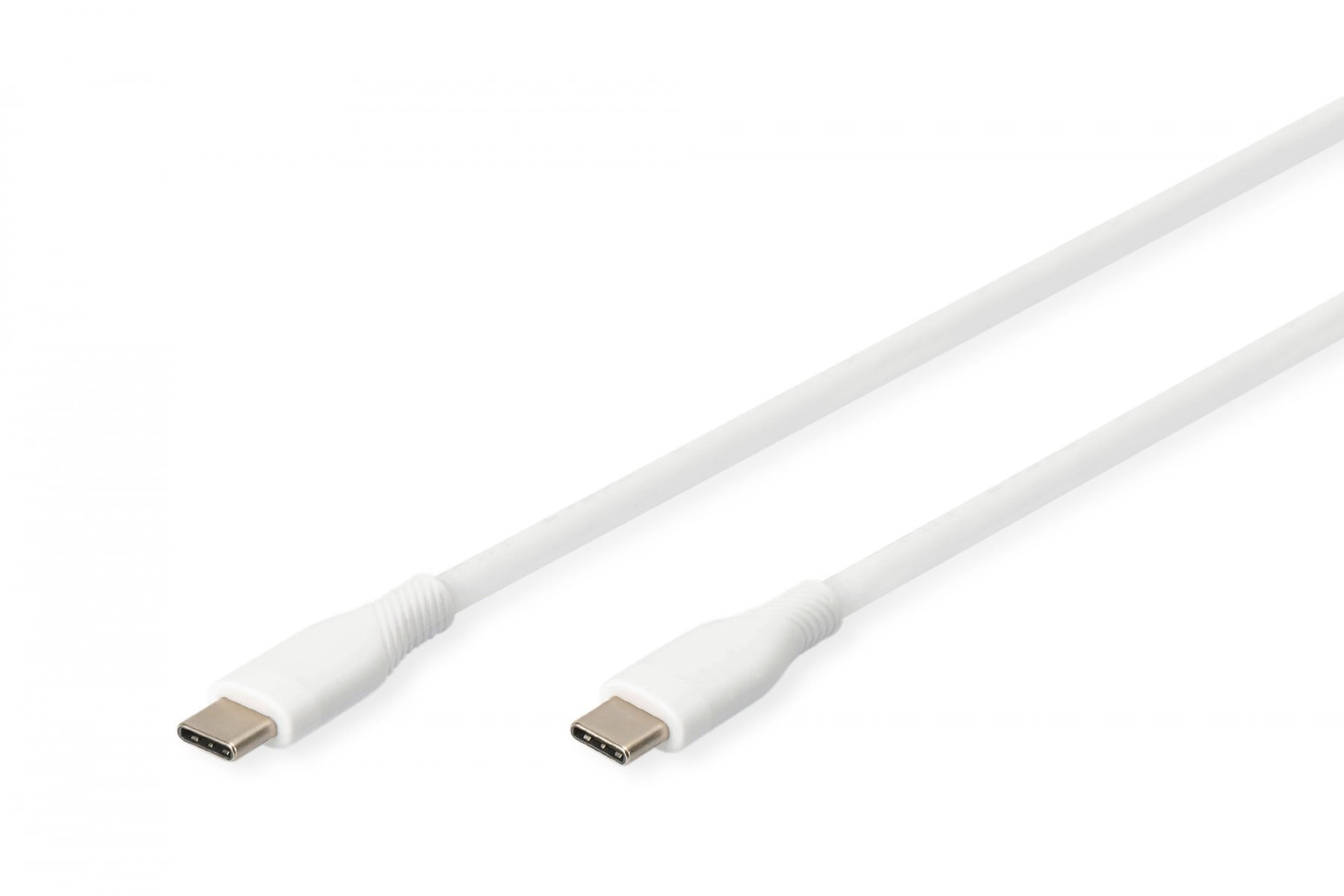 DIGITUS Cavo di alimentazione in silicone USB-C - USB-C, USB 2.0 60W, 0,5m bianco - CAVI PER COMPUTER E PERIFERICHE | TecnoCARE.net Sabaudia, Latina, Terracina, San Felice Circeo e Pontinia