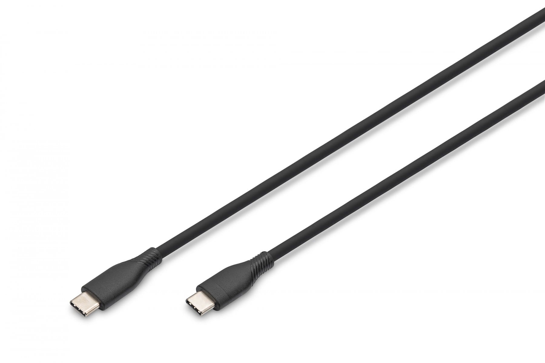 DIGITUS Cavo di alimentazione in silicone USB-C a USB-C, USB 2.0 60W, 2 m, nero - CAVI PER COMPUTER E PERIFERICHE | TecnoCARE.net Sabaudia, Latina, Terracina, San Felice Circeo e Pontinia
