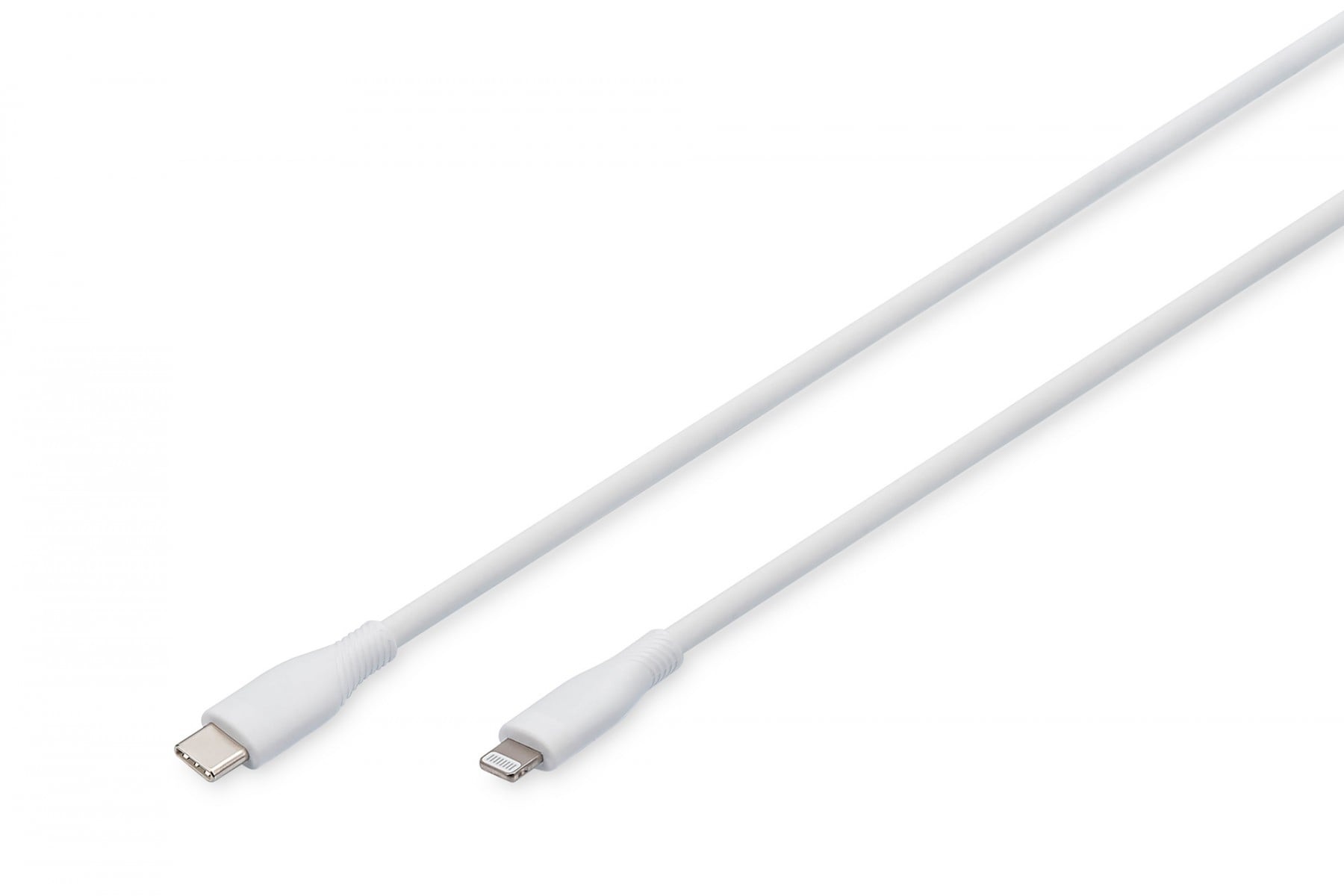 DIGITUS Cavo di alimentazione in silicone USB-C a Lightning, USB 2.0 60W, MFI, 1m bianco - CAVI PER COMPUTER E PERIFERICHE | TecnoCARE.net Sabaudia, Latina, Terracina, San Felice Circeo e Pontinia
