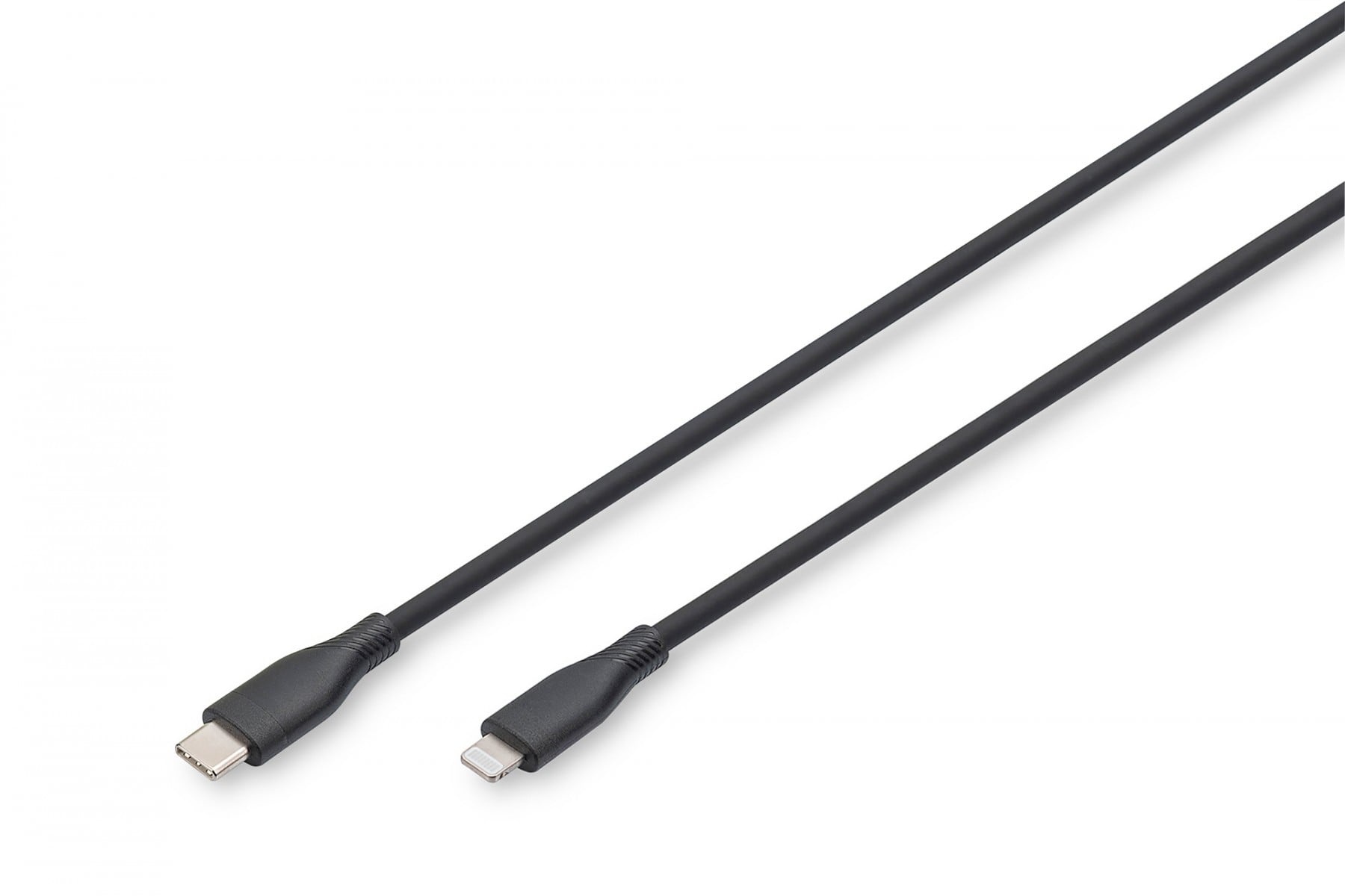 DIGITUS Cavo di alimentazione in silicone USB-C a Lightning, USB 2.0 60W, MFI, 2 m, nero - CAVI PER COMPUTER E PERIFERICHE | TecnoCARE.net Sabaudia, Latina, Terracina, San Felice Circeo e Pontinia