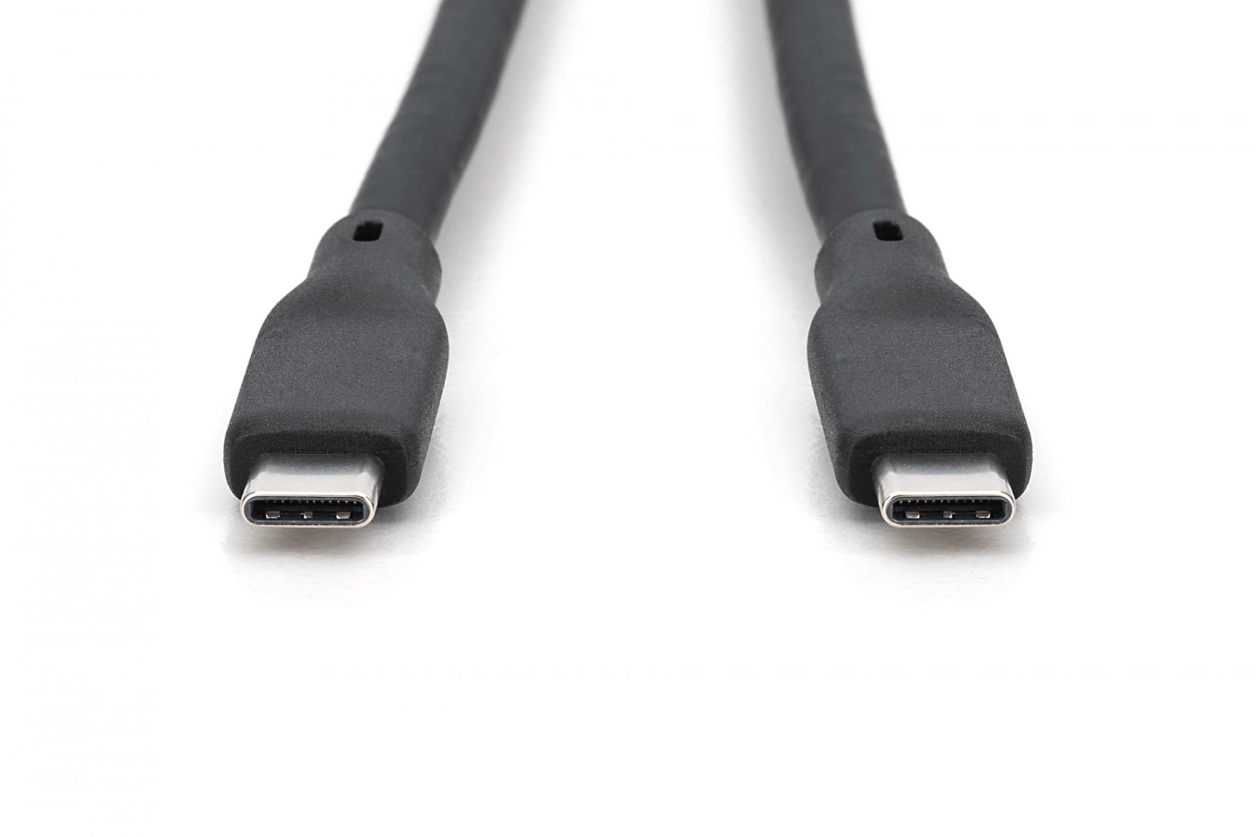 DIGITUS Cavo di collegamento in silicone USB-C a USB-C, USB 3.2 Gen2 10G 4K60Hz 100W, 1m nero - CAVI PER COMPUTER E PERIFERICHE | TecnoCARE.net Sabaudia, Latina, Terracina, San Felice Circeo e Pontinia