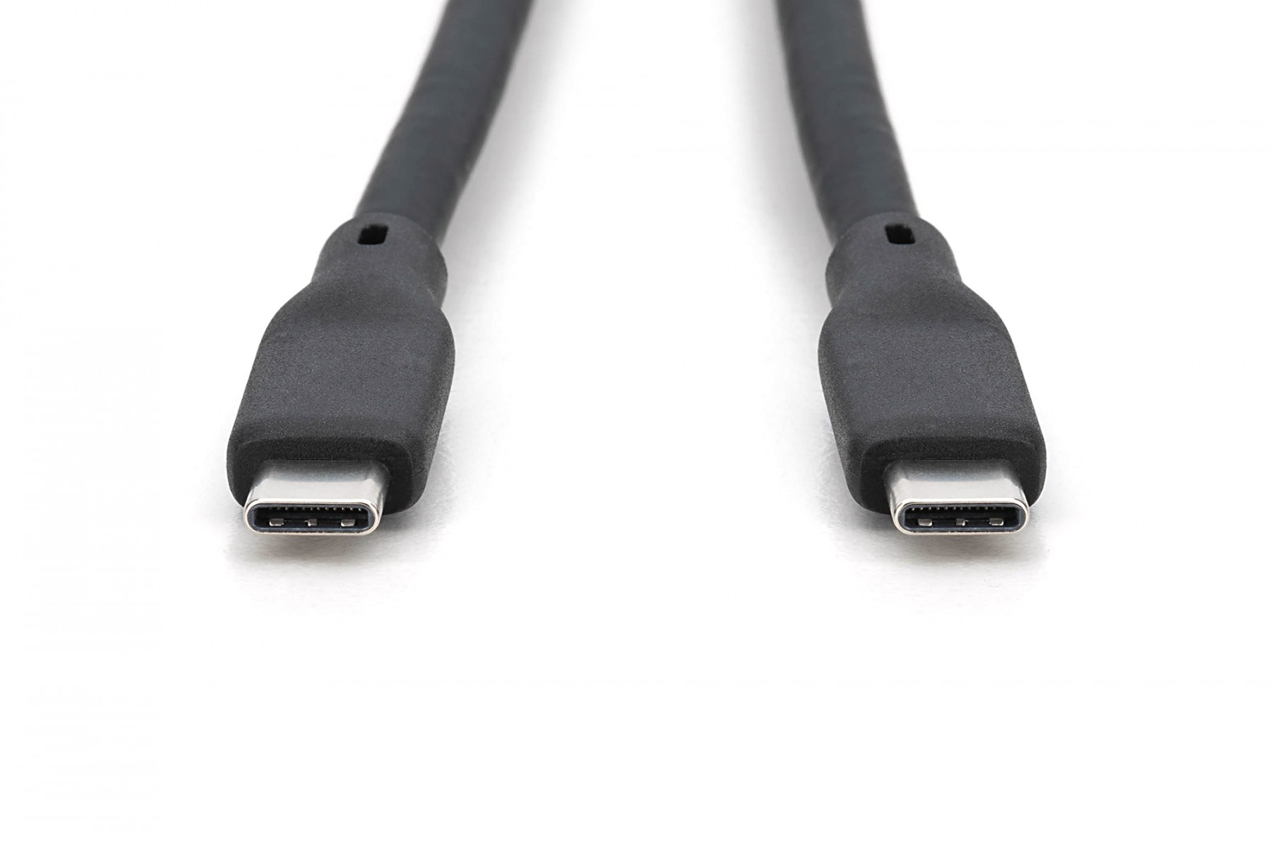 DIGITUS Cavo di collegamento in silicone USB-C a USB-C, USB 3.2 Gen1 5G 4K60Hz 100W, 2m nero - CAVI PER COMPUTER E PERIFERICHE | TecnoCARE.net Sabaudia, Latina, Terracina, San Felice Circeo e Pontinia