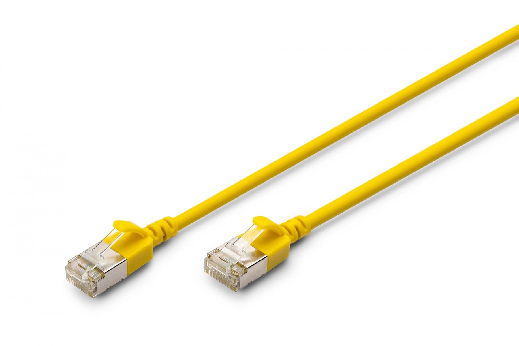 DIGITUS Cavo patch cord slim RJ45-RJ45, Cat. 6A, F/FTP, AWG 32/7, LSOH, 5 m, giallo - CAVI PER COMPUTER E PERIFERICHE | TecnoCARE.net Sabaudia, Latina, Terracina, San Felice Circeo e Pontinia