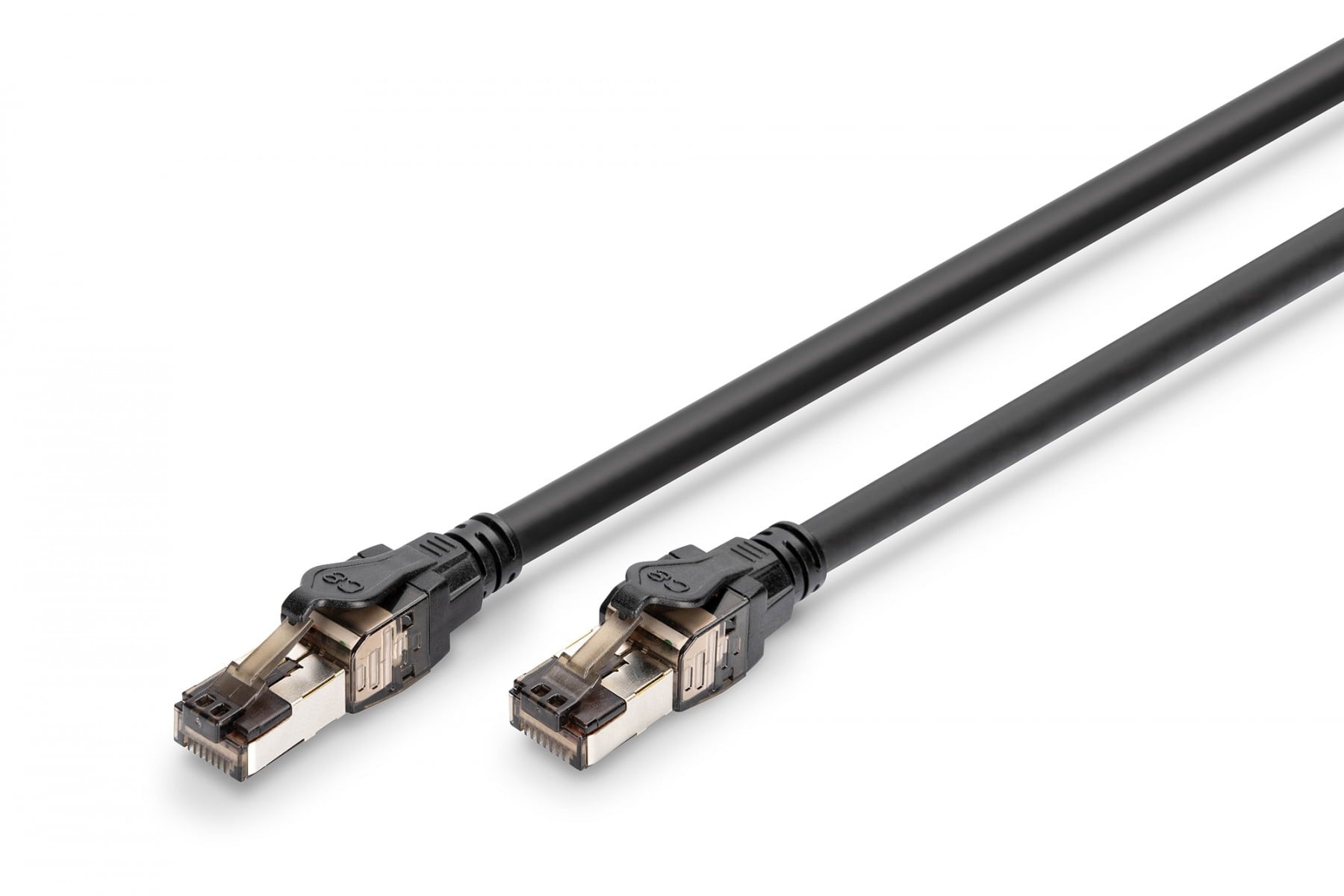 DIGITUS Cavo patch RJ45-RJ45, Cat. 8.1, S/FTP, AWG 24/7, LSOH, 0.5 m, nero - CAVI PER COMPUTER E PERIFERICHE | TecnoCARE.net Sabaudia, Latina, Terracina, San Felice Circeo e Pontinia