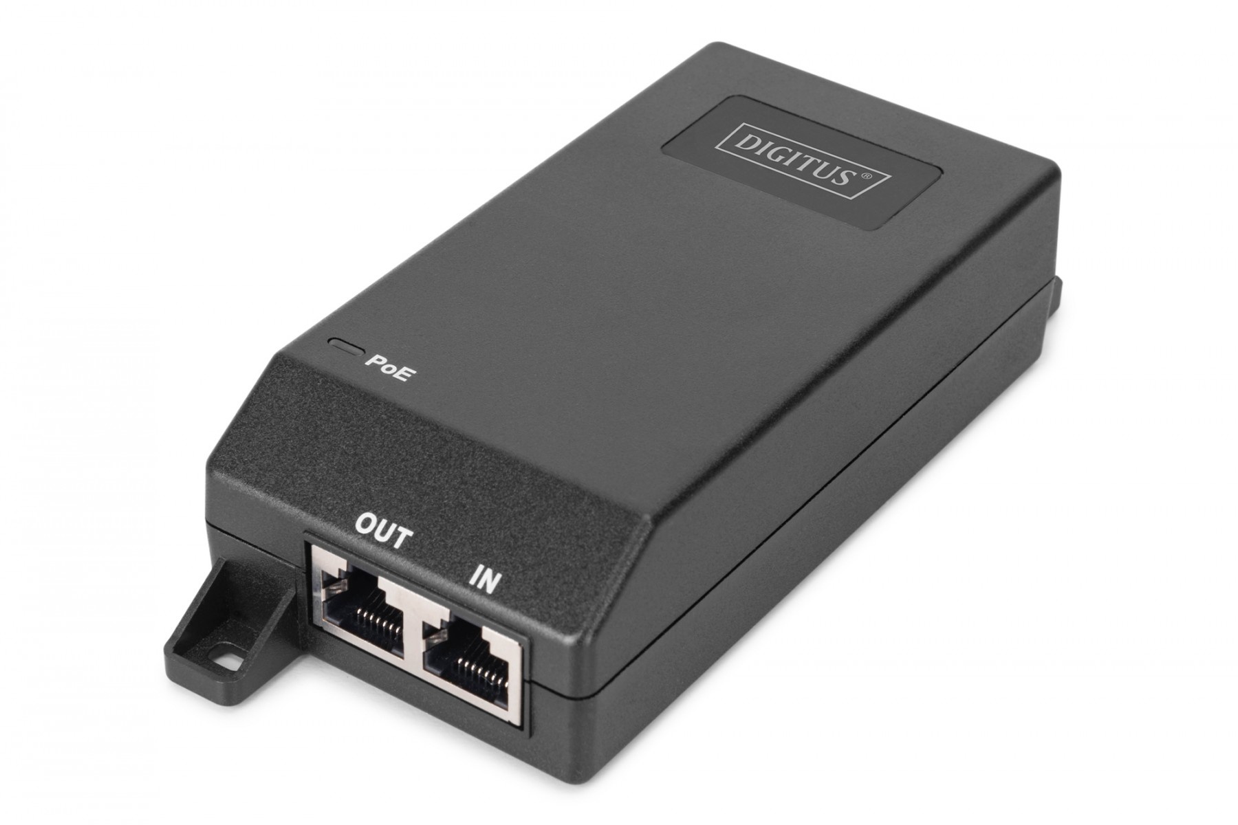 DIGITUS Alimentatore/Adattatore PoE+ 802.3at attivo max. 55V 30W 10/100/1000Mbps, trasmissione fino a 100m - RETI | TecnoCARE.net Sabaudia, Latina, Terracina, San Felice Circeo e Pontinia