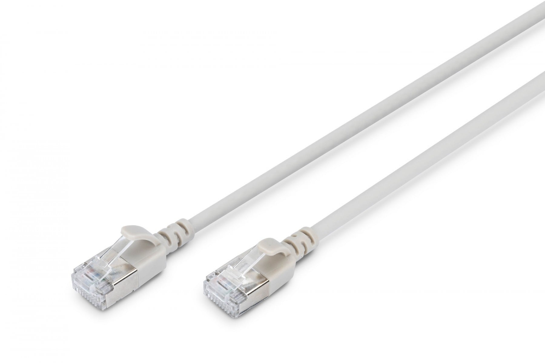 DIGITUS Cavo patch cord slim RJ45-RJ45, Cat. 6A, F/FTP, AWG 32/7, LSOH, 10 m, grigio - CAVI PER COMPUTER E PERIFERICHE | TecnoCARE.net Sabaudia, Latina, Terracina, San Felice Circeo e Pontinia