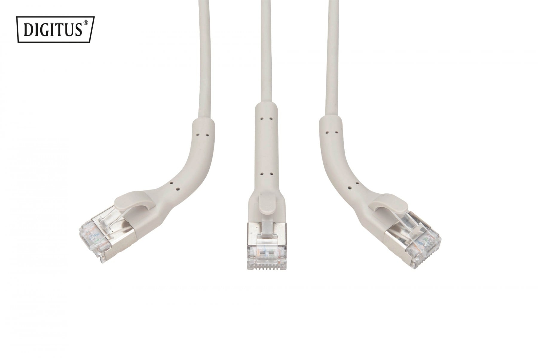 DIGITUS Digitus DK-1632-A-005B-10 Cavo patch angolato CAT 6A F-FTP, rame, 0,5 m, grigio, 10 pz - CAVI PER COMPUTER E PERIFERICHE | TecnoCARE.net Sabaudia, Latina, Terracina, San Felice Circeo e Pontinia