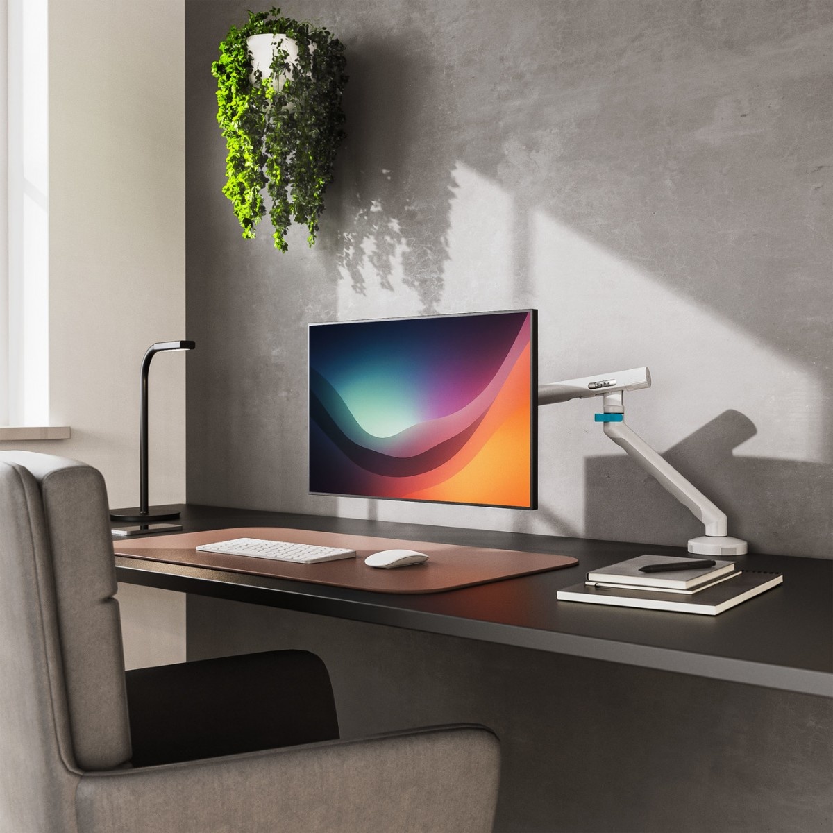 DIGITUS Digitus DA-90470 Braccio da scrivania singolo con morsetto e molla meccanica | 1x LCD max. 35" 10kg | VESA: 75x75, 100x100 | Bianco - MONITOR E ACCESSORI | TecnoCARE.net Sabaudia, Latina, Terracina, San Felice Circeo e Pontinia