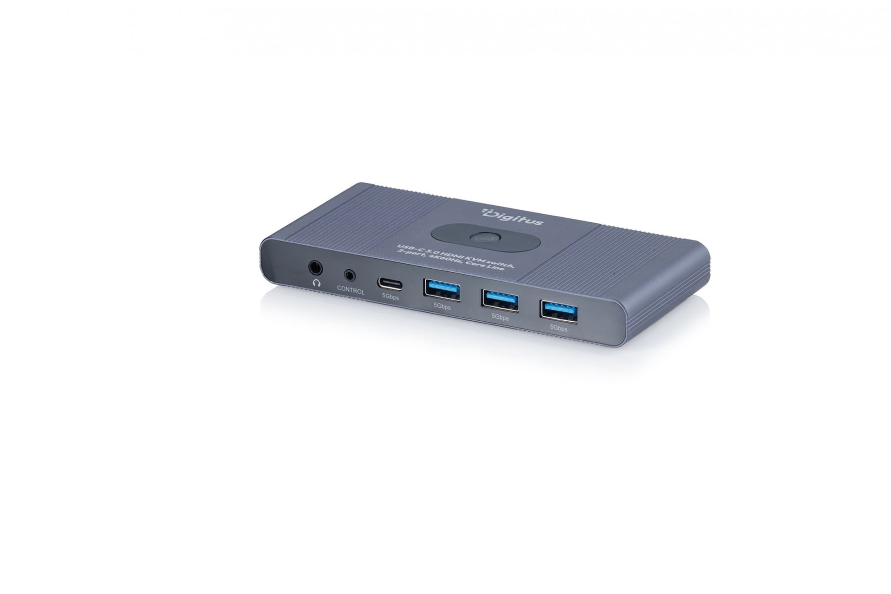 DIGITUS Digitus DS-12855 Switch KVM HDMI 2x1 | UHD 4K@60Hz | 3x USB-A 3.1 Gen1 | 1x USB-C USB 3.1 Gen1 | Audio | Core Line - TASTIERE E CONTROLLER | TecnoCARE.net Sabaudia, Latina, Terracina, San Felice Circeo e Pontinia