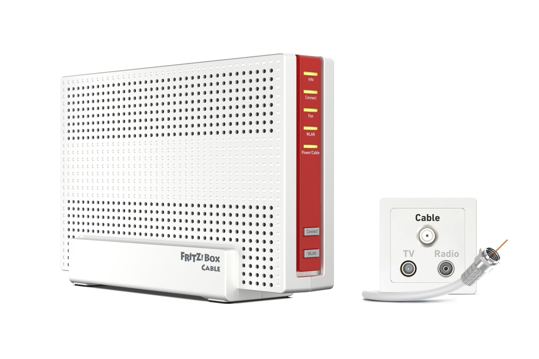 FRITZ! FRITZ Box 6690 Cable router wireless Gigabit Ethernet Dual-band (2.4 GHz/5 GHz) Bianco - RETI | TecnoCARE.net Sabaudia, Latina, Terracina, San Felice Circeo e Pontinia