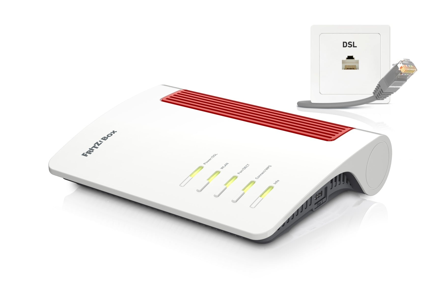 FRITZ! Box FRITZ! 7690 router wireless 2.5 Gigabit Ethernet Dual-band (2.4 GHz/5 GHz) Bianco - RETI | TecnoCARE.net Sabaudia, Latina, Terracina, San Felice Circeo e Pontinia
