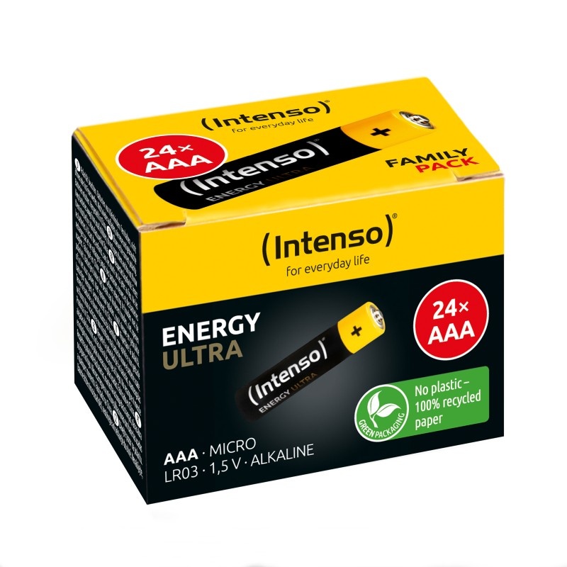 INTENSO INTENSO BATTERIE ALCALINE ENERGY ULTRA AAA LR03 24PCS PAPER BOX - BATTERIE | TecnoCARE.net Sabaudia, Latina, Terracina, San Felice Circeo e Pontinia