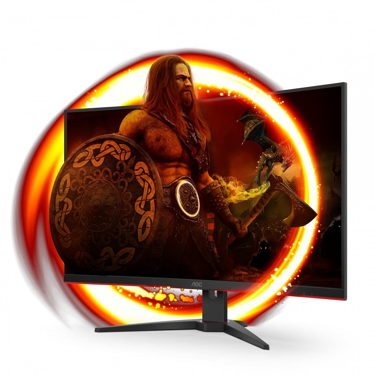 AOC AOC G2 C32G2ZE/BK Monitor PC 80 cm (31.5") 1920 x 1080 Pixel Full HD LED Nero, Rosso - MONITOR E ACCESSORI | TecnoCARE.net Sabaudia, Latina, Terracina, San Felice Circeo e Pontinia