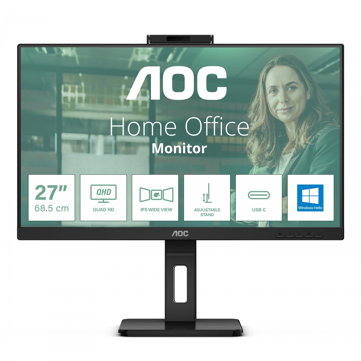 AOC AOC 24P3QW Monitor PC 60,5 cm (23.8") 1920 x 1080 Pixel Full HD Nero - MONITOR E ACCESSORI | TecnoCARE.net Sabaudia, Latina, Terracina, San Felice Circeo e Pontinia