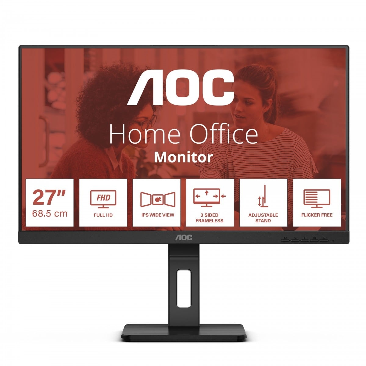 AOC AOC MONITOR 27 LED IPS FHD 16:9 4MS 300 CDM, PIVOT, DP/HDMI, MULTIMEDIALE - MONITOR LED | TecnoCARE.net Sabaudia, Latina, Terracina, San Felice Circeo e Pontinia