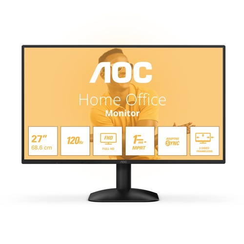 AOC AOC MONITOR 27 LED VA 16:9 FHD 4MS 300 CDM 120hz, VGA/HDMI - MONITOR LED | TecnoCARE.net Sabaudia, Latina, Terracina, San Felice Circeo e Pontinia