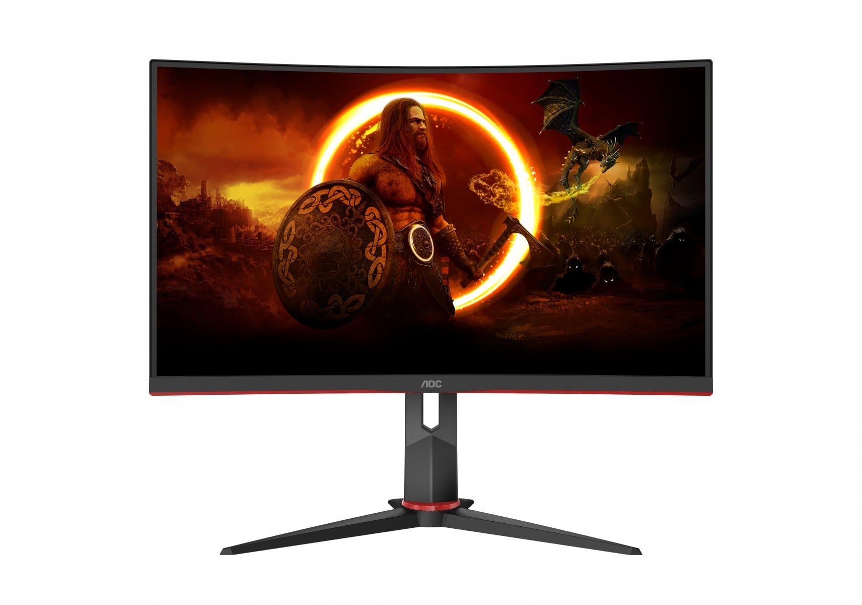 AOC AOC G2 C27G2Z3/BK Monitor PC 68,6 cm (27") 1920 x 1080 Pixel Full HD LED Nero, Rosso - MONITOR E ACCESSORI | TecnoCARE.net Sabaudia, Latina, Terracina, San Felice Circeo e Pontinia