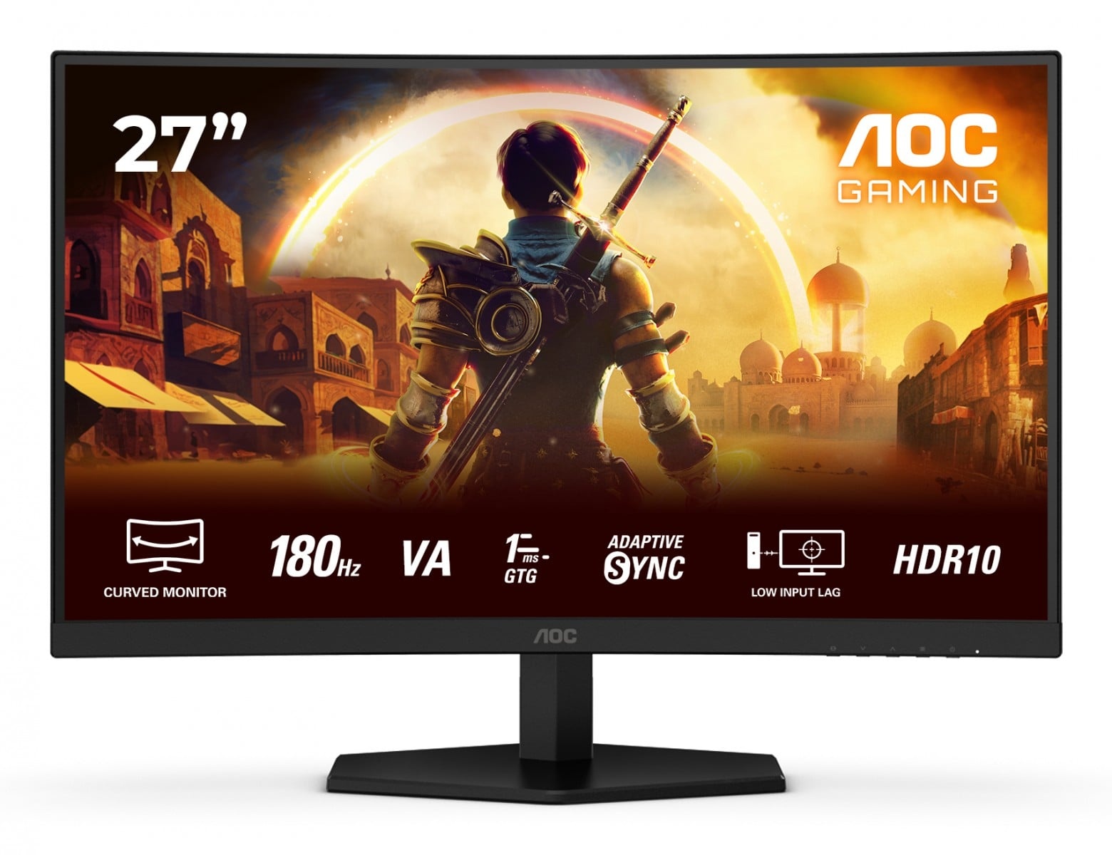 AOC AOC G4 C27G42E Monitor PC 68,6 cm (27") 1920 x 1080 Pixel Full HD LED Nero, Rosso - MONITOR E ACCESSORI | TecnoCARE.net Sabaudia, Latina, Terracina, San Felice Circeo e Pontinia