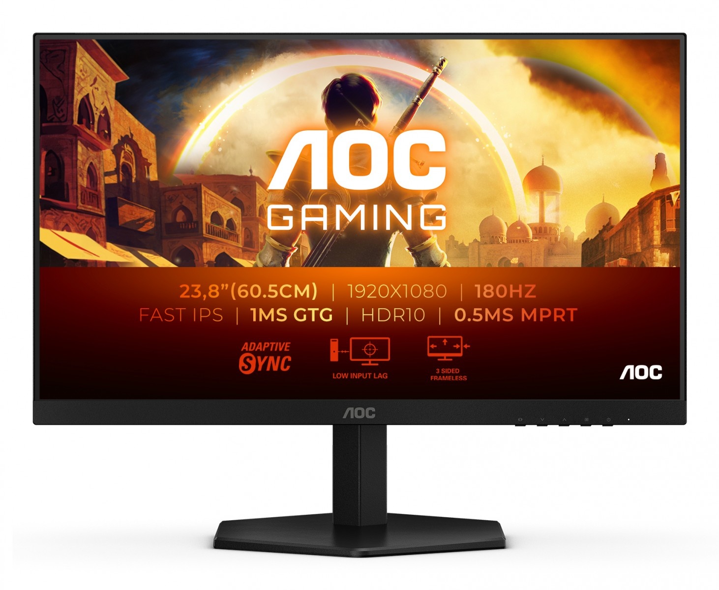 AOC AOC G4 24G42E Monitor PC 60,5 cm (23.8") 1920 x 1080 Pixel Full HD LCD Nero - MONITOR E ACCESSORI | TecnoCARE.net Sabaudia, Latina, Terracina, San Felice Circeo e Pontinia