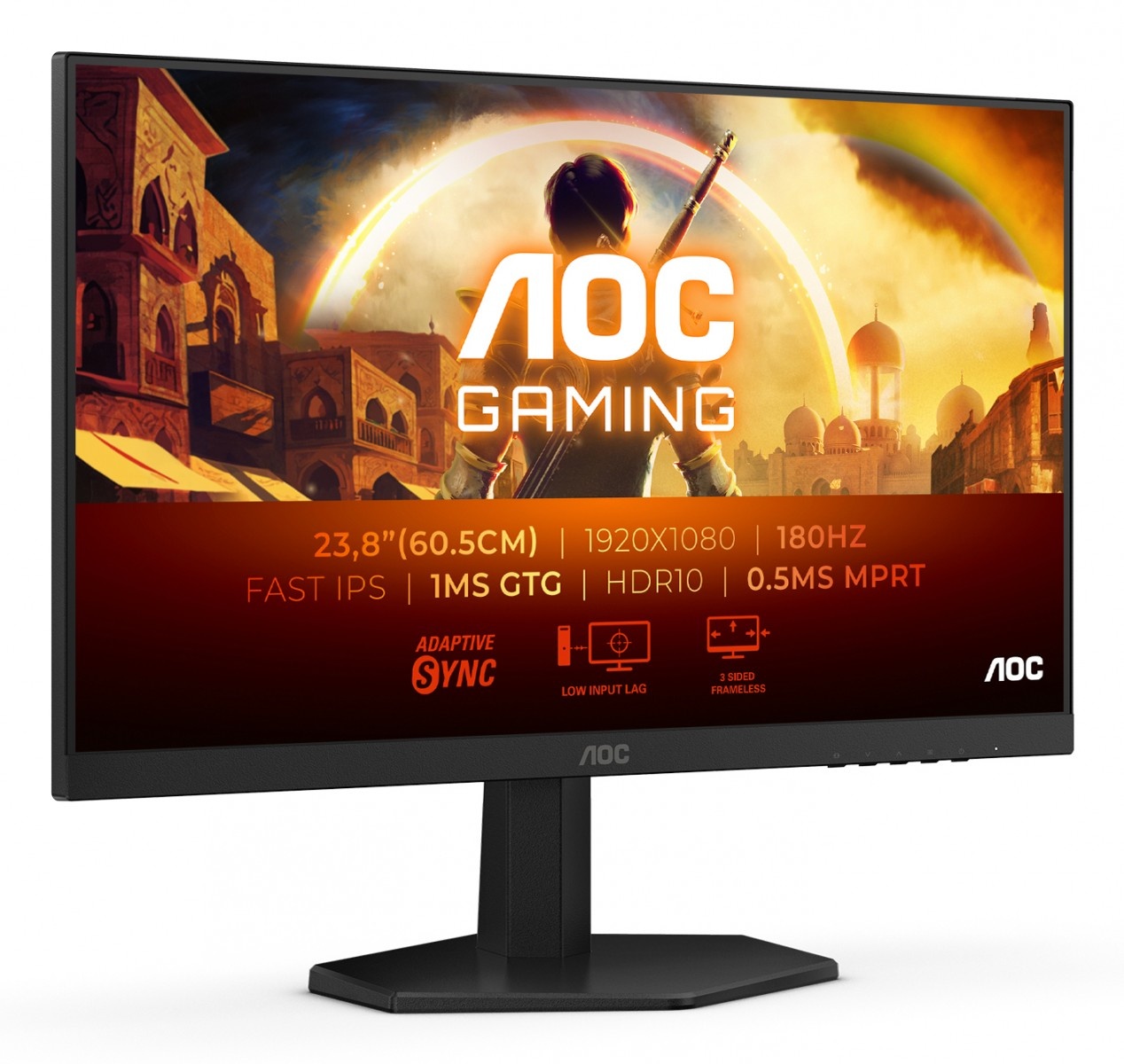 AOC AOC G4 24G42E Monitor PC 60,5 cm (23.8") 1920 x 1080 Pixel Full HD LCD Nero - MONITOR E ACCESSORI | TecnoCARE.net Sabaudia, Latina, Terracina, San Felice Circeo e Pontinia