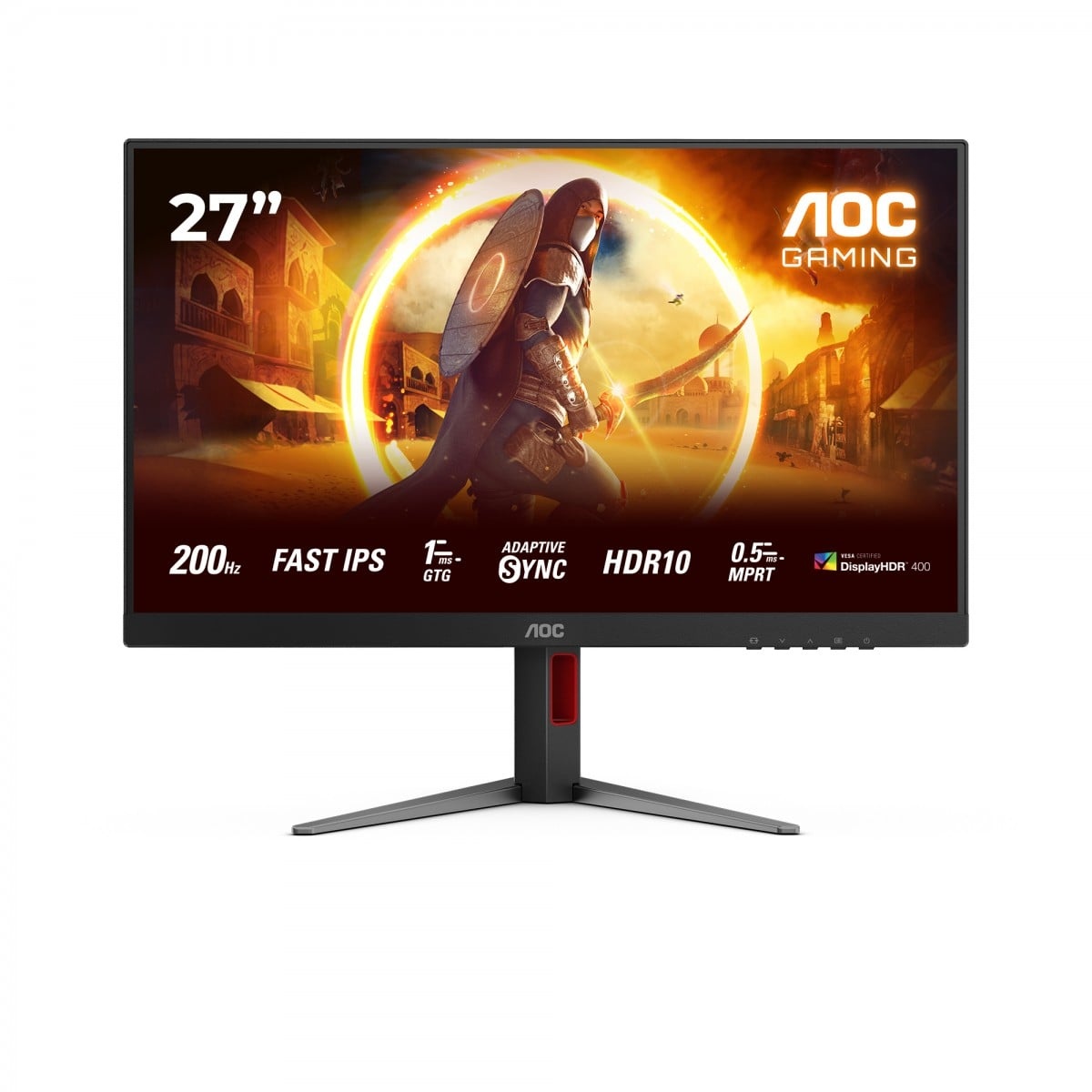 AOC AOC G4 27G4HA Monitor PC 68,6 cm (27") 1920 x 1080 Pixel Full HD LED Nero, Rosso - MONITOR E ACCESSORI | TecnoCARE.net Sabaudia, Latina, Terracina, San Felice Circeo e Pontinia